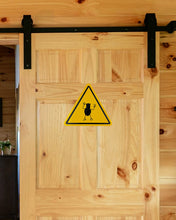 Load image into Gallery viewer, SKIFREE YETI WARNING SIGN