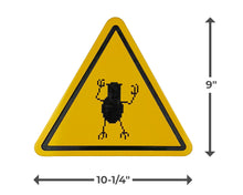 Load image into Gallery viewer, SKIFREE YETI WARNING SIGN