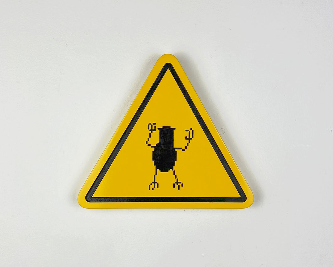 SKIFREE YETI WARNING SIGN